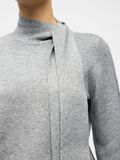 Product image thumbnail - DÉTAIL NŒUD PULL EN MAILLE, Medium Grey Melange | 5