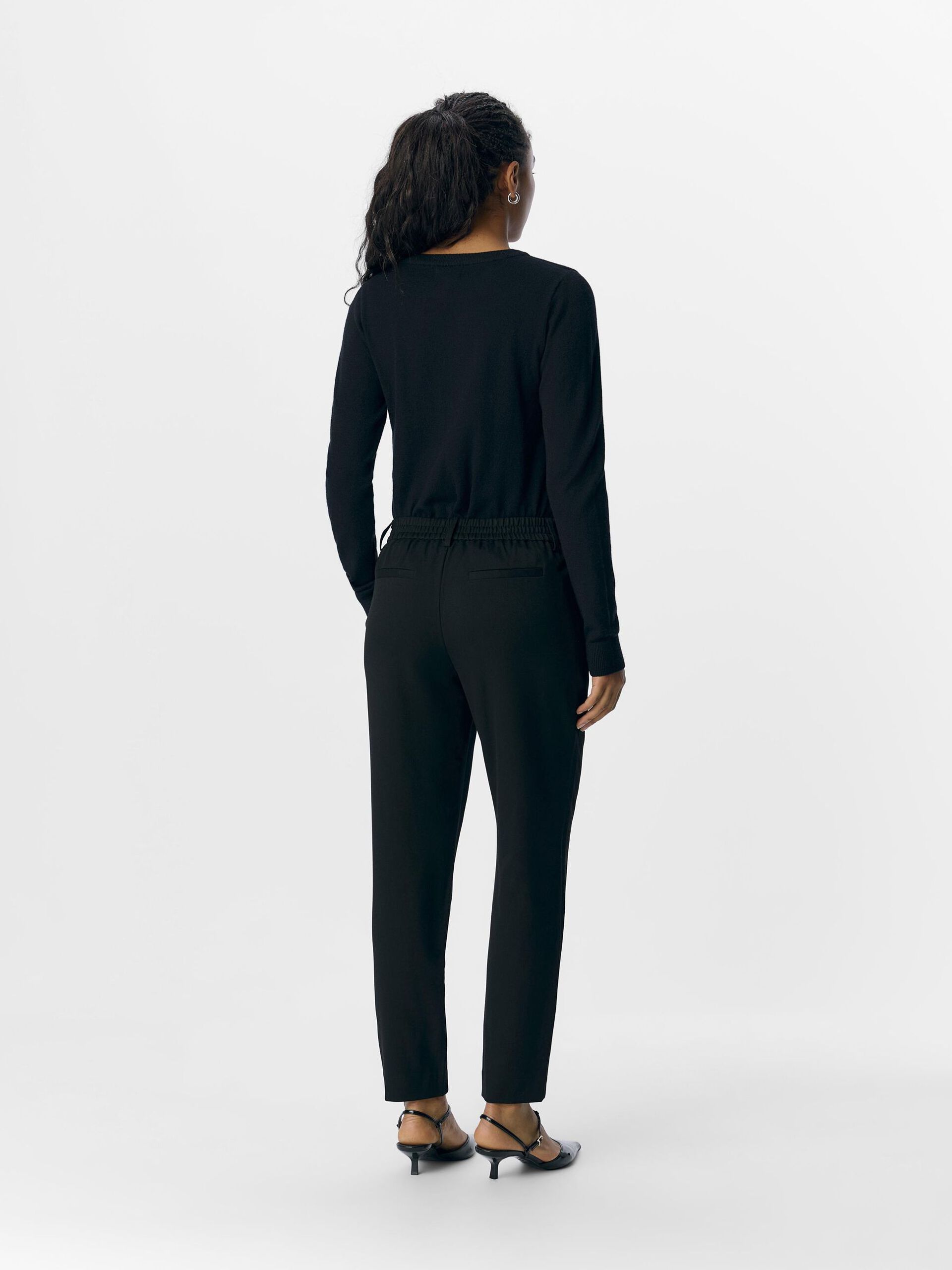 Carousel image - OBJLISA TROUSERS, Black | 3