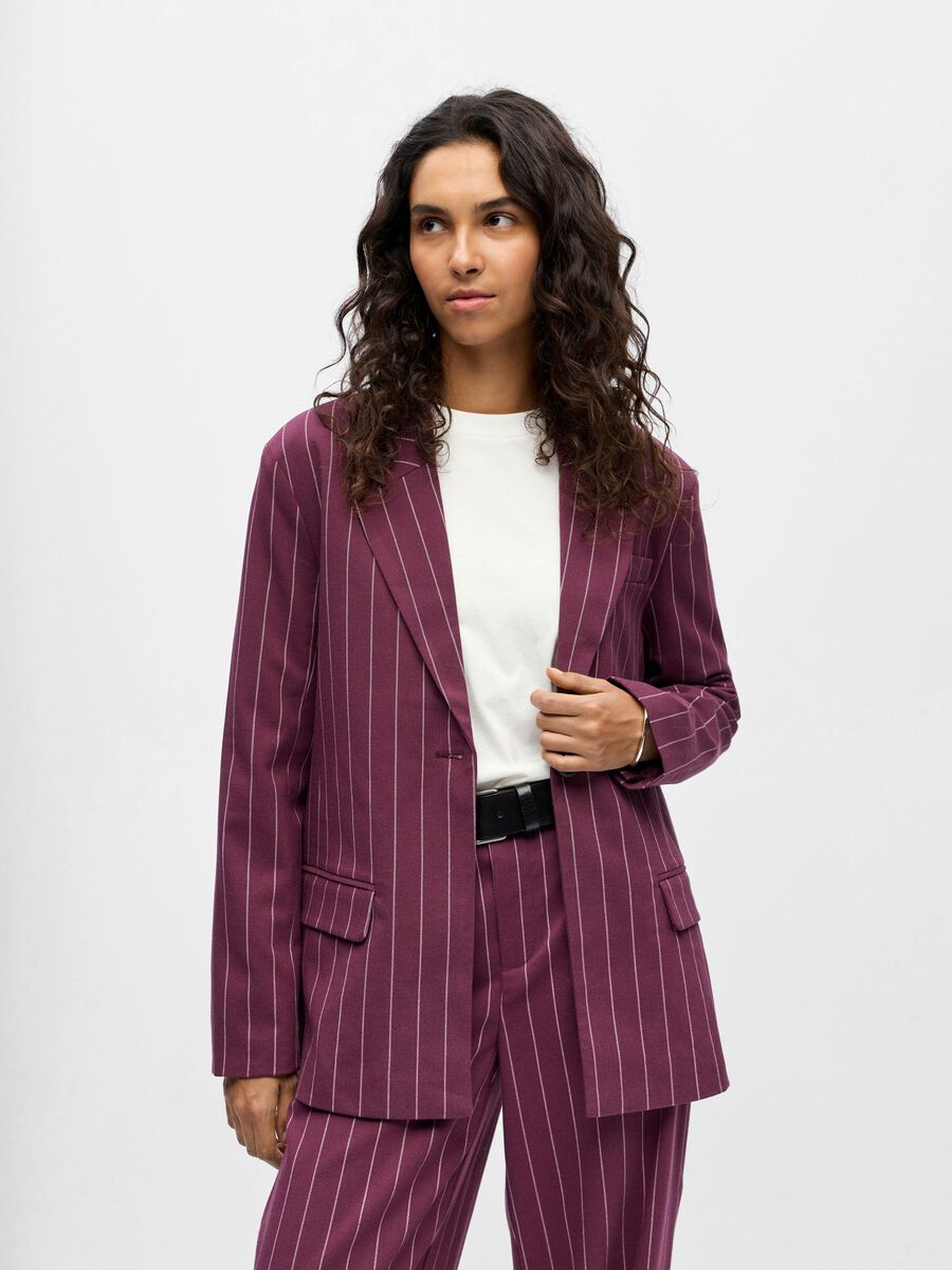 Product carousel image - OBJLISA BLAZER, Mauve Wine | 1
