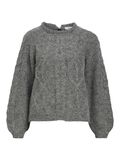 OBJECT ALPACA WOOL BLEND KNITTED PULLOVER, Medium Grey Melange, highres - 23044719_MediumGreyMelange_001.jpg
