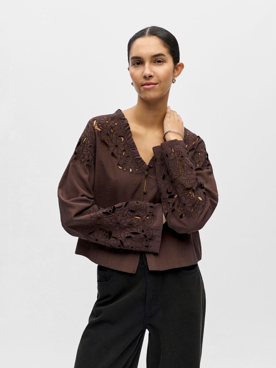 Product carousel image - DETAILED SHIRT, Seal Brown | 1