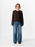Product image thumbnail - KNITTED CARDIGAN, Seal Brown | 4