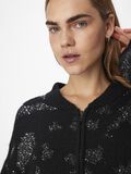 OBJECT DETAILED KNITTED CARDIGAN, Black, highres - 23045613_Black_006.jpg