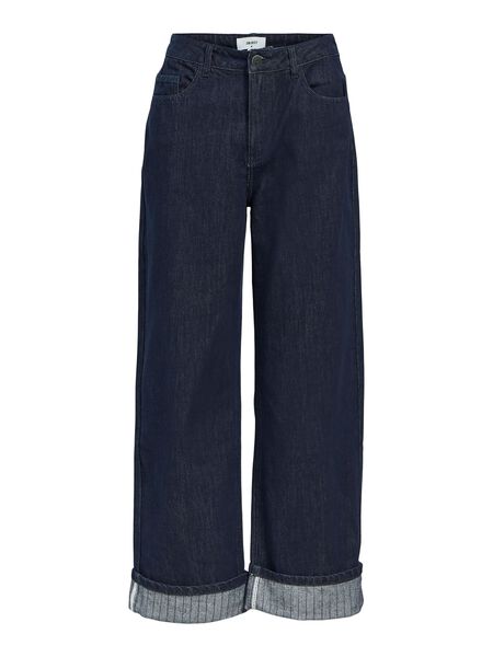 OBJECT WIJDE JEANS, Dark Blue Denim, highres - 23045526_DarkBlueDenim_001.jpg