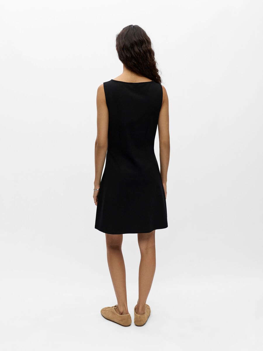 Product carousel image - SLEEVELESS MINI DRESS, Black | 2
