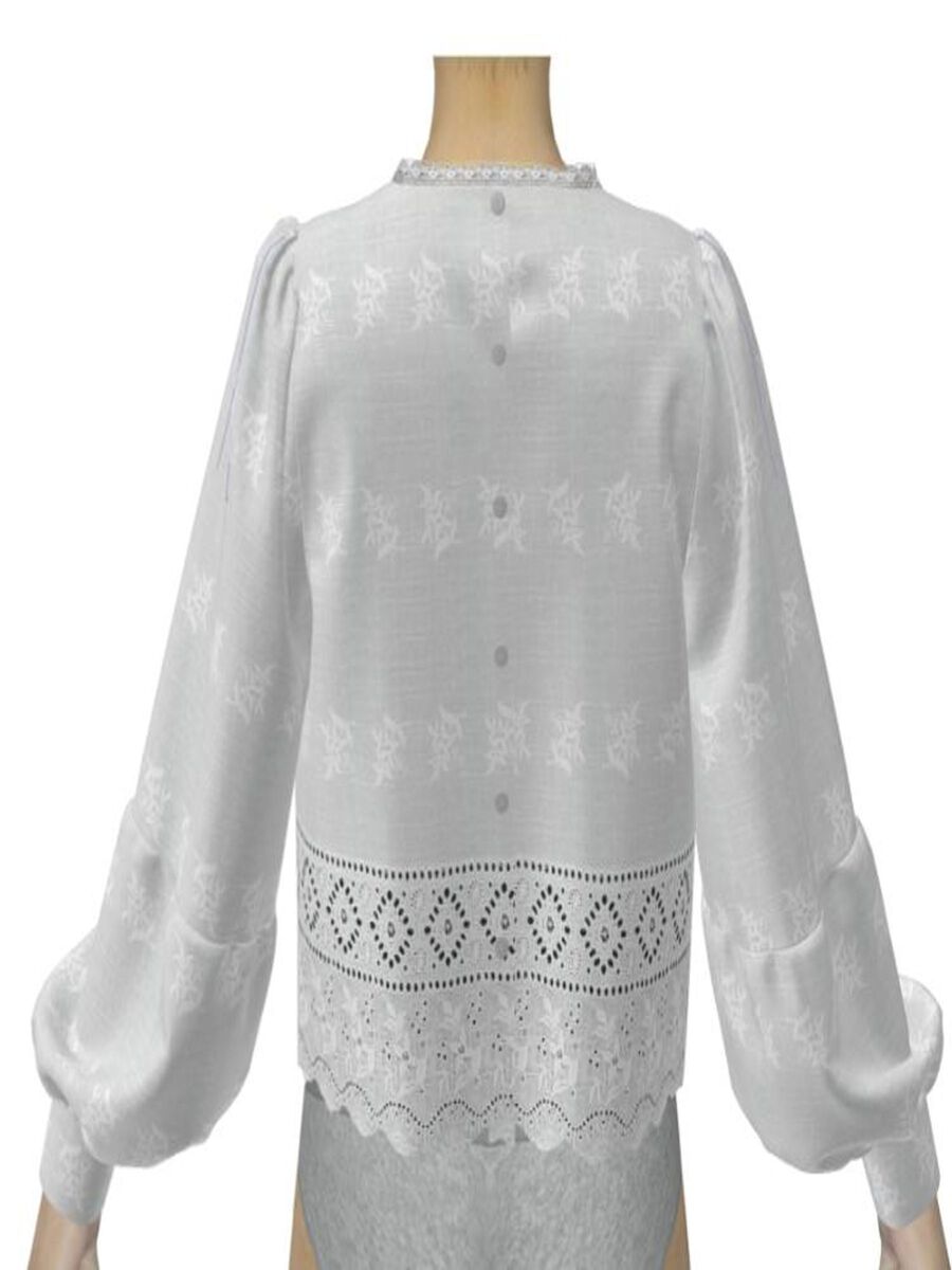 Object Collectors Item EMBROIDERED LONG SLEEVED TOP, Bright White, highres - 23035583_BrightWhite_002.jpg
