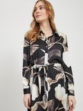 OBJECT WAIST TIE SHIRT DRESS, Black, highres - 23032302_Black_751443_007.jpg