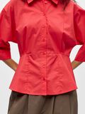 Product image thumbnail - PEPLUM SHIRT, Poinsettia | 5