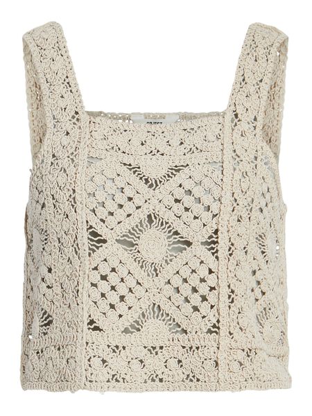 Object Collectors Item OPEN WEAVE KNITTED TOP, Sandshell, highres - 23041603_Sandshell_001.jpg