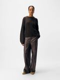 Product image thumbnail - KNITTED PULLOVER, Seal Brown | 4