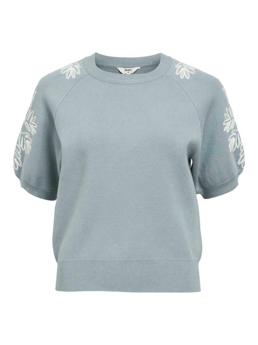 OBJECT AVEC BRODERIE TOP EN MAILLE, Slate, highres - 23044936_Slate_1131847_001.jpg