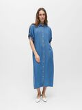 Product image thumbnail - &Agrave; MANCHES COURTES ROBE LONGUE, Medium Blue Denim | 2