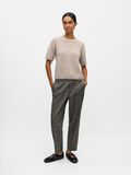 Product image thumbnail - SHORT SLEEVED KNITTED TOP, Humus | 4