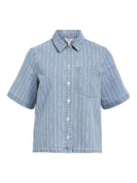 OBJECT DENIM SKJORTE, Light Blue Denim, highres - 23043613_LightBlueDenim_001.jpg