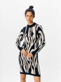 Product image thumbnail - OBJRAY KNITTED DRESS, Black | 2