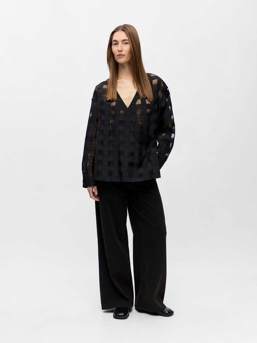 Product carousel image - WRAP SHIRT, Black | 5