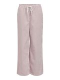 Product image thumbnail - GESTREIFTE WIDE LEG HOSE, Cloud Dancer | 1