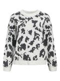 Product image thumbnail - GEMUSTERTER STRICKPULLOVER, Light Grey Melange | 1