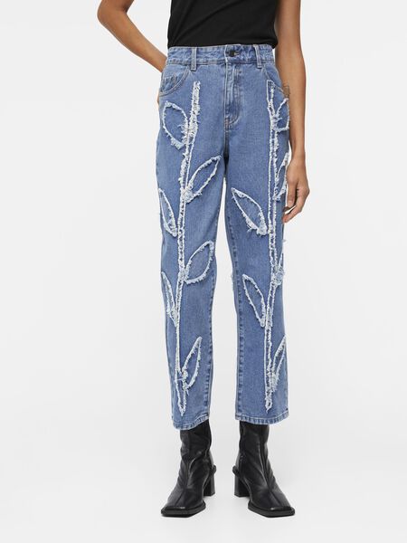Object Collectors Item MID WAISTED JEANS, Medium Blue Denim, highres - 23044291_MediumBlueDenim_1106729_003.jpg