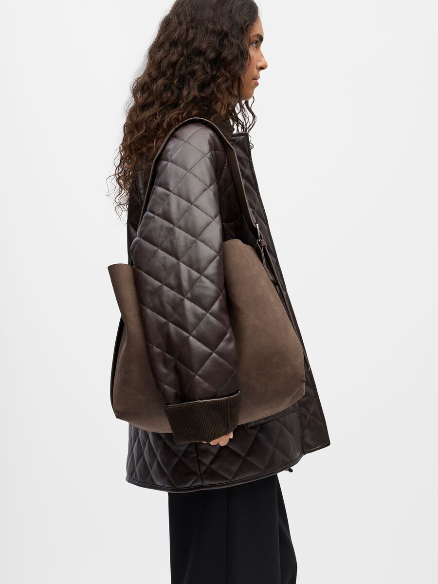Product carousel image - MITTELGROSSE SCHULTERTASCHE, Seal Brown | 2