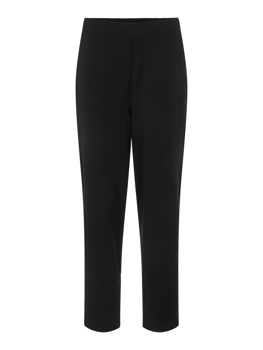 OBJECT CROPPED FIT BROEK, Black, highres - 23034467_Black_001.jpg