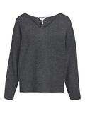 OBJECT V-AUSSCHNITT STRICKPULLOVER, Dark Grey Melange, highres - 23044288_DarkGreyMelange_1135804_001.jpg