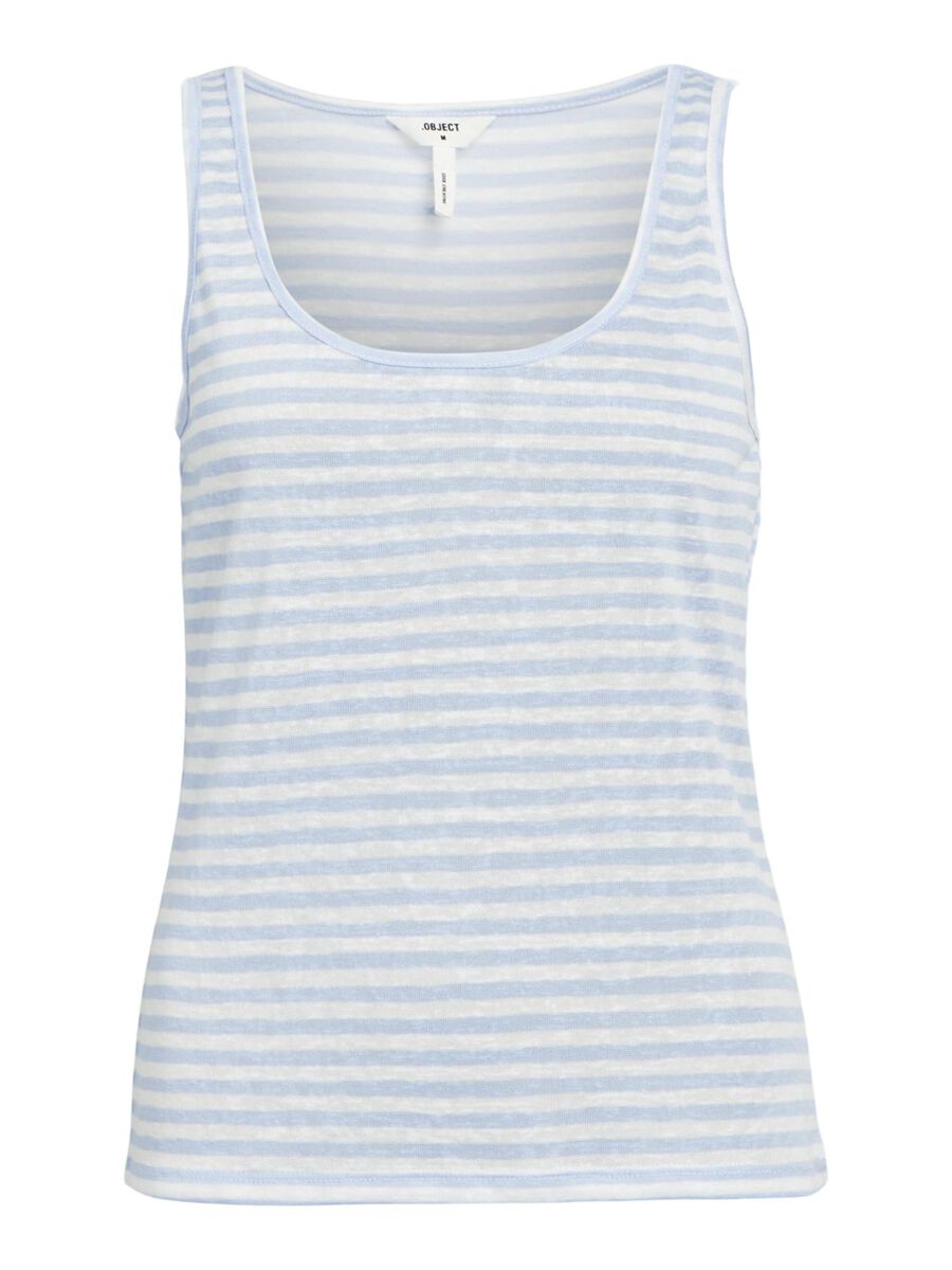 Object Collectors Item LOOSE FIT TANK TOP, White, highres - 23044562_White_1116653_001.jpg