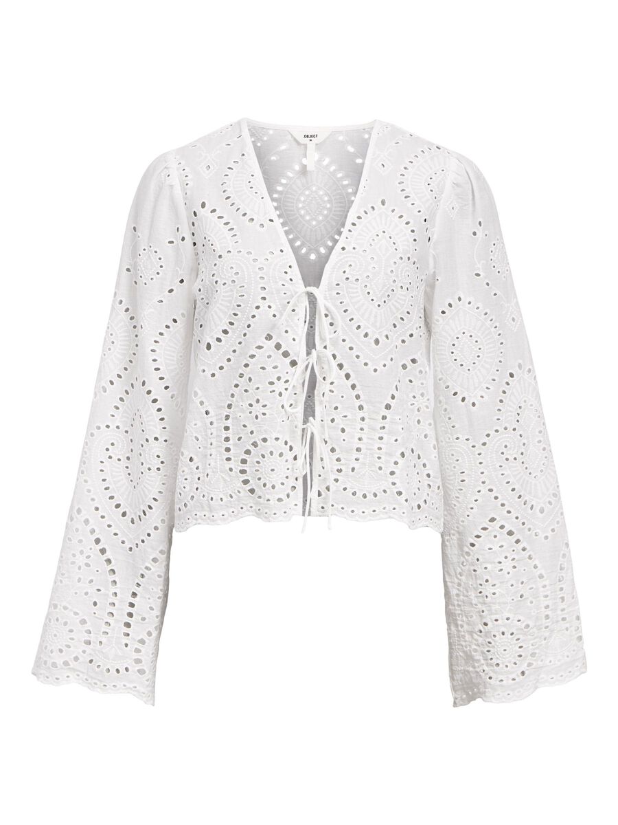 OBJECT BRODERIE ANGLAISE BLOUSE, Cloud Dancer, highres - 23044398_CloudDancer_001.jpg