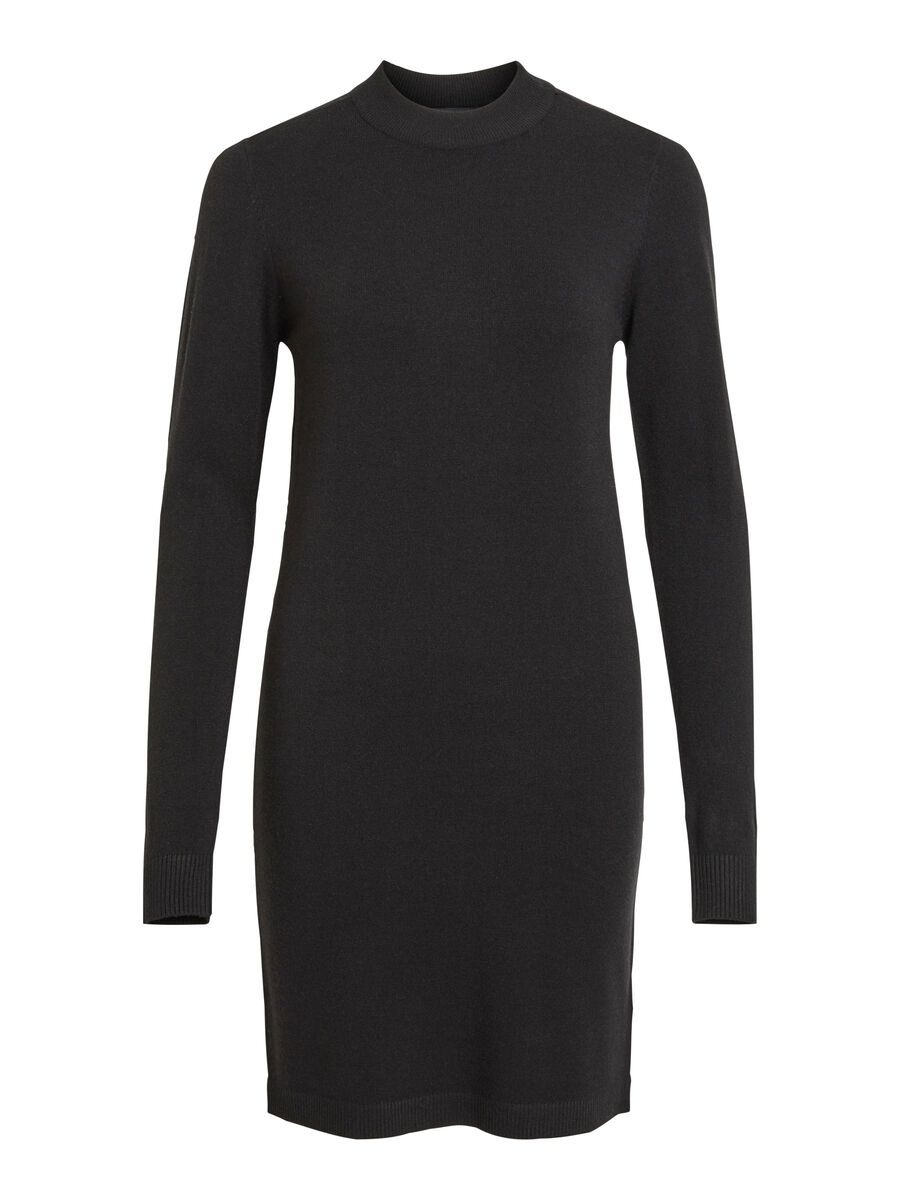 Object Collectors Item OBJTHESS KNITTED DRESS, Black, highres - 23030730_Black_001.jpg