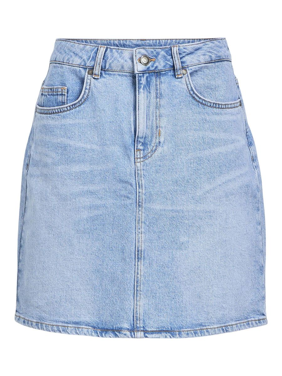 OBJECT DENIM MINI SKIRT, Light Blue Denim, highres - 23045632_LightBlueDenim_1161045_001.jpg