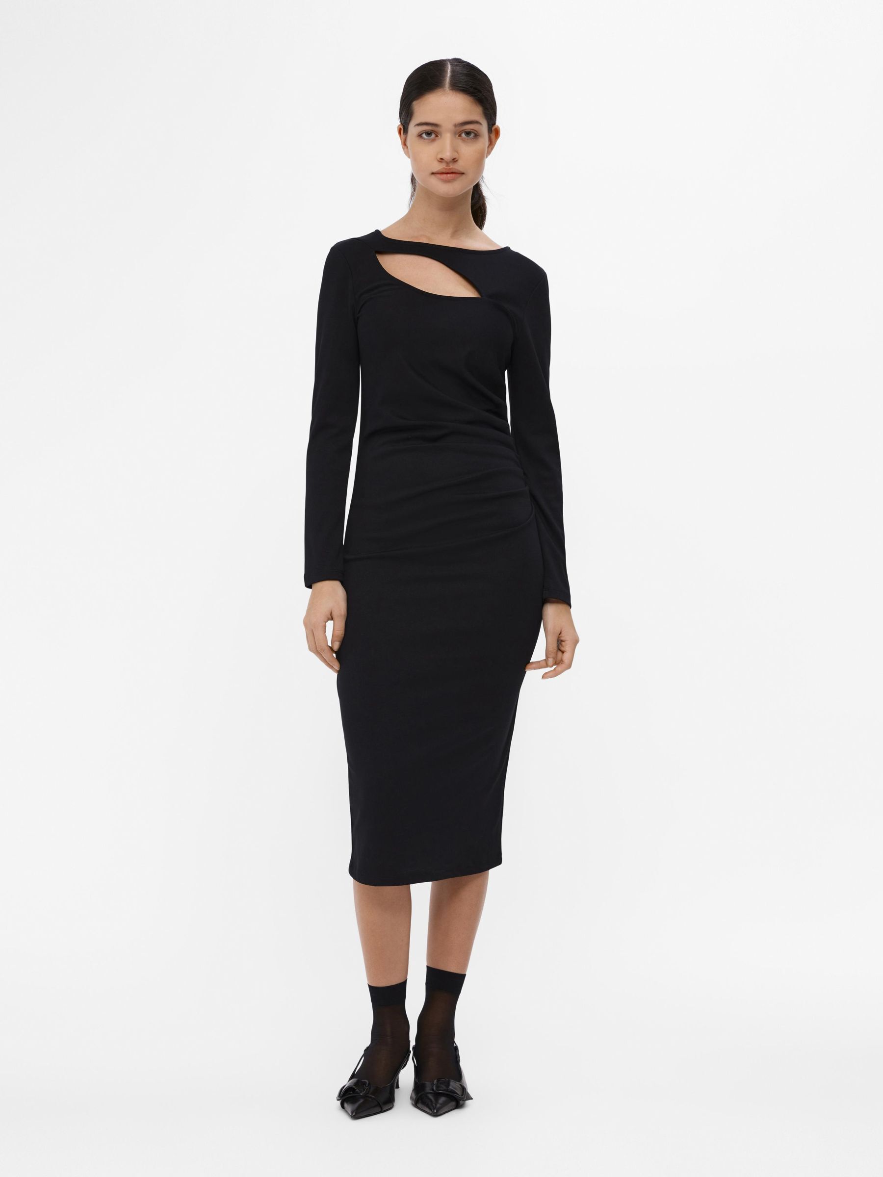 Jurk midi lange mouw online