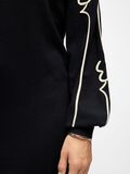 Product image thumbnail - OBJTHESS KNITTED DRESS, Black | 5