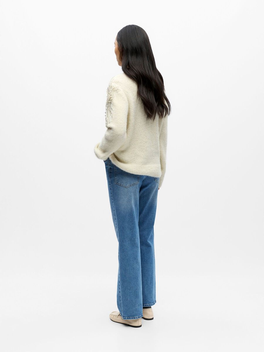 Product carousel image - STRICK JUMPER, White Sand | 2