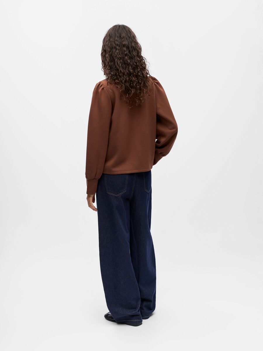Product carousel image - MANCHES LONGUES TOP, Cocoa Brown | 2