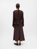 Product image thumbnail - PEPLUM BLUS, Seal Brown | 3