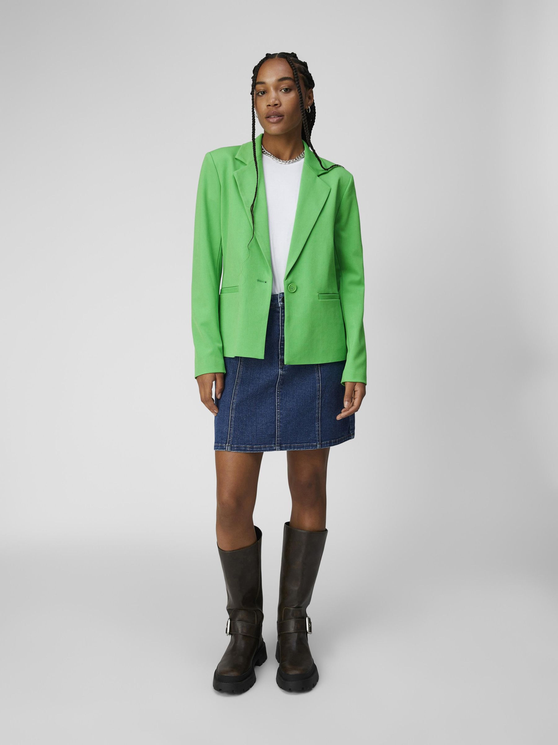 Black and green blazer cheap