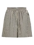 Product image thumbnail - CHECKED SHORTS, Black | 1