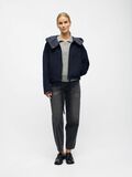 Product image thumbnail - WOOL BOMBER JACKET, Sky Captain | 4