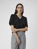 OBJECT PUFFÄRMAD T-SHIRT, Black, highres - 23041624_Black_003.jpg