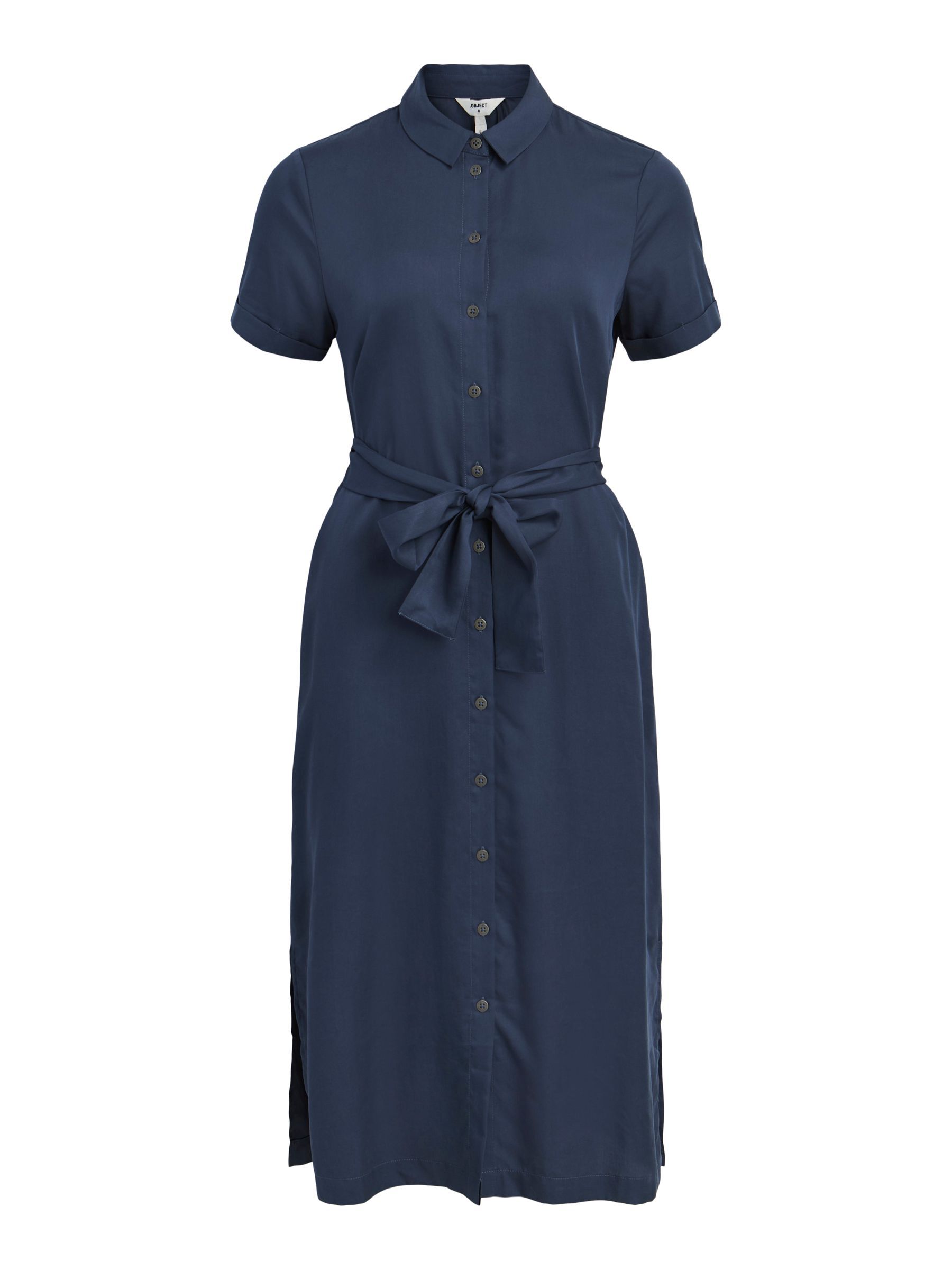 MIDI LENGTH SHIRT DRESS Blue .OBJECT CI Ireland