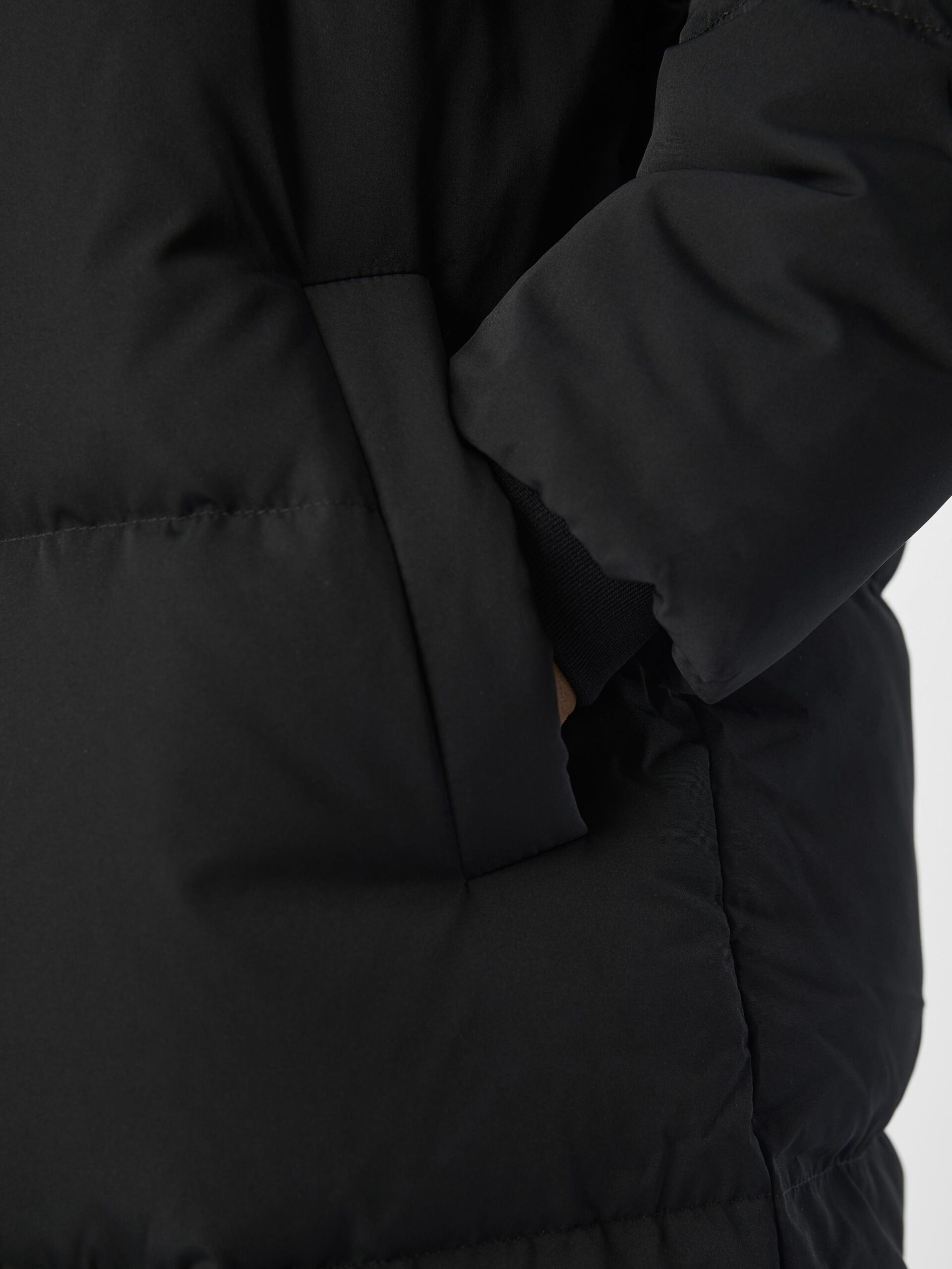 Carousel image - REMBOURRAGE EN DUVET VESTE D'HIVER, Black | 5