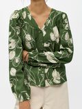 Product image thumbnail - BLUSA DE CUELLO EN PICO, Bronze Green | 5