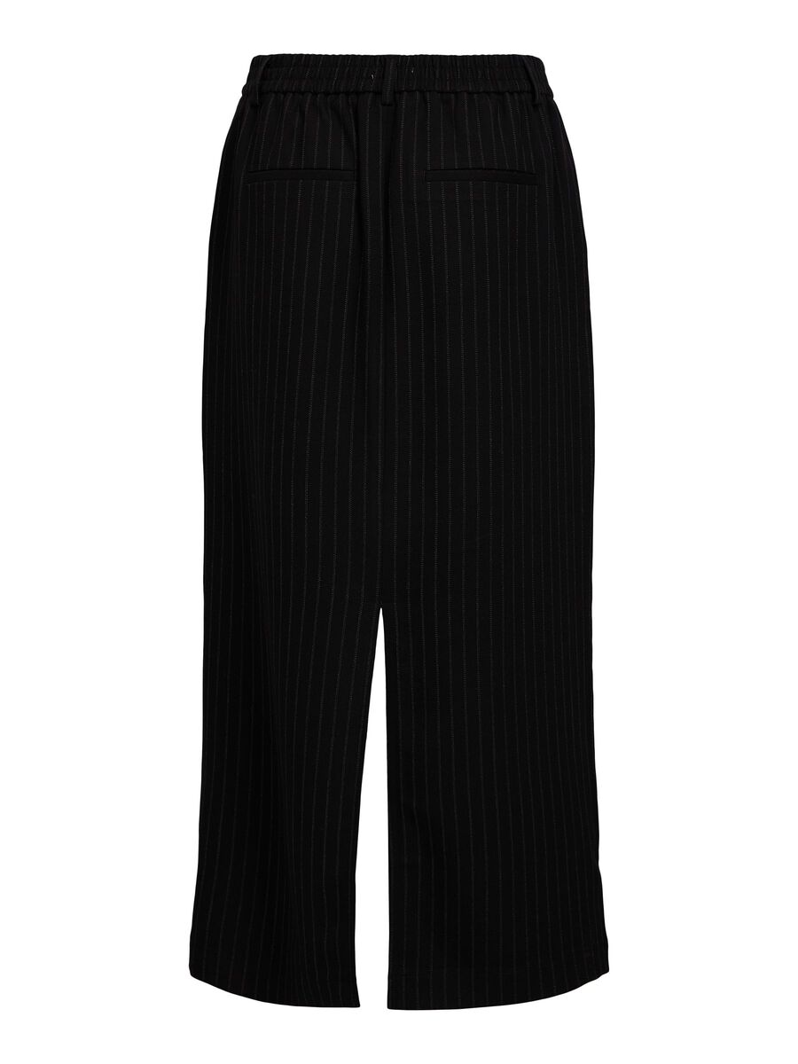 Carousel image - STRIPED MAXI SKIRT, Black | 2