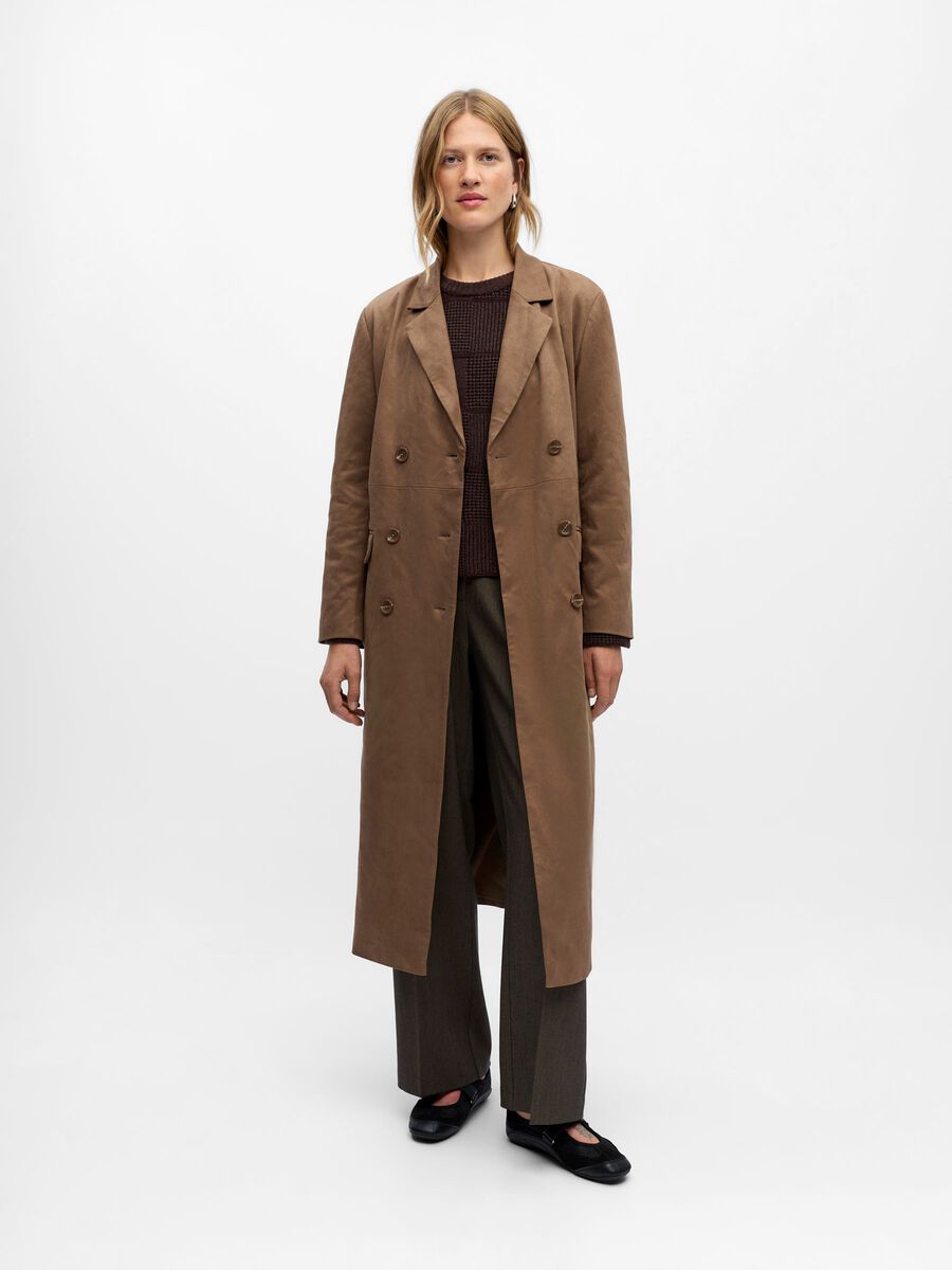 Product carousel image - LANGER TRENCHCOAT, Dark Earth | 5