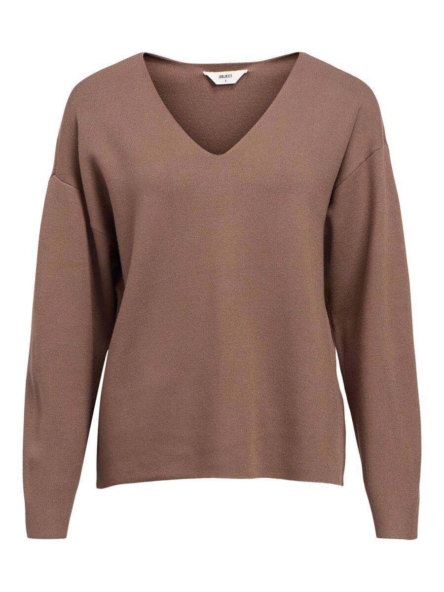 OBJECT V-AUSSCHNITT STRICKPULLOVER, Morel, highres - 23044288_Morel_001.jpg