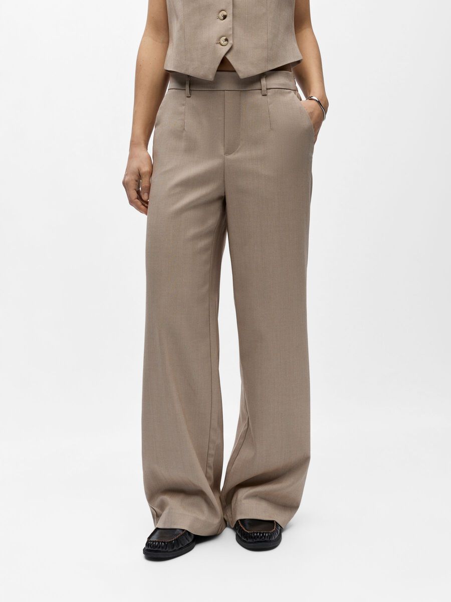 Product carousel image - OBJLISA BREDE BUKSER, Fossil | 1