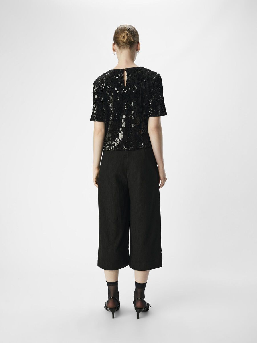 OBJECT PLEATED CULOTTES, Black, highres - 23046741_Black_004.jpg
