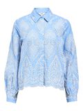 OBJECT BRODERIE ANGLAISE SKJORTA, Cornflower Blue, highres - 23045717_CornflowerBlue_1182964_001.jpg