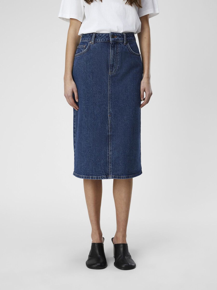 OBJECT DENIM MIDISKJØRT, Medium Blue Denim, highres - 23044069_MediumBlueDenim_1161047_003.jpg