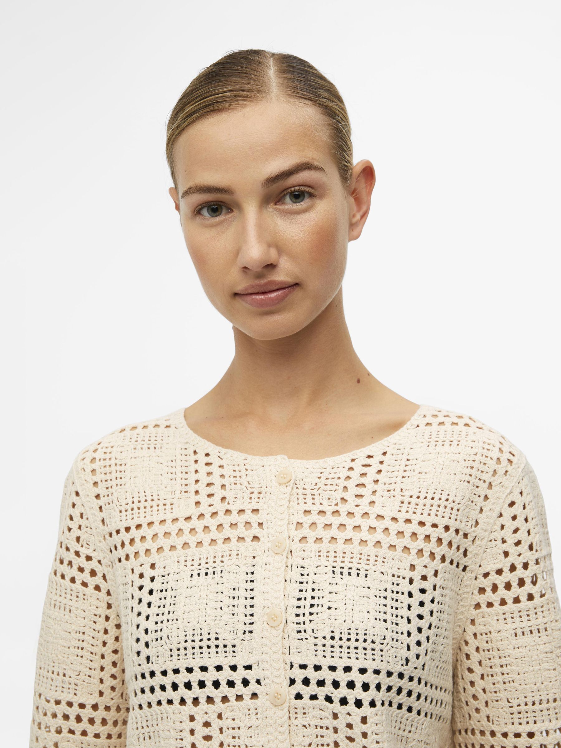KNITTED CARDIGAN Grey .OBJECT CI UK